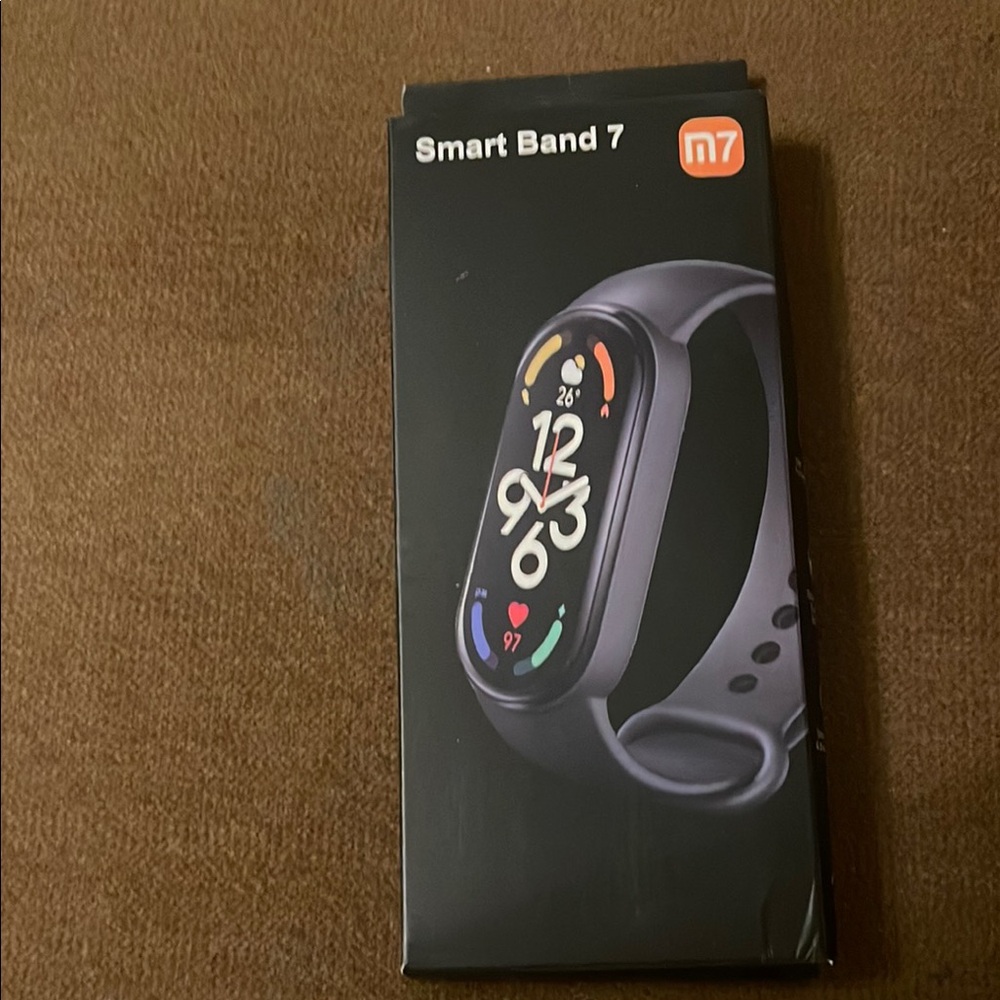 Black Fitness Tracker with AMOLED Display and Wristband - New